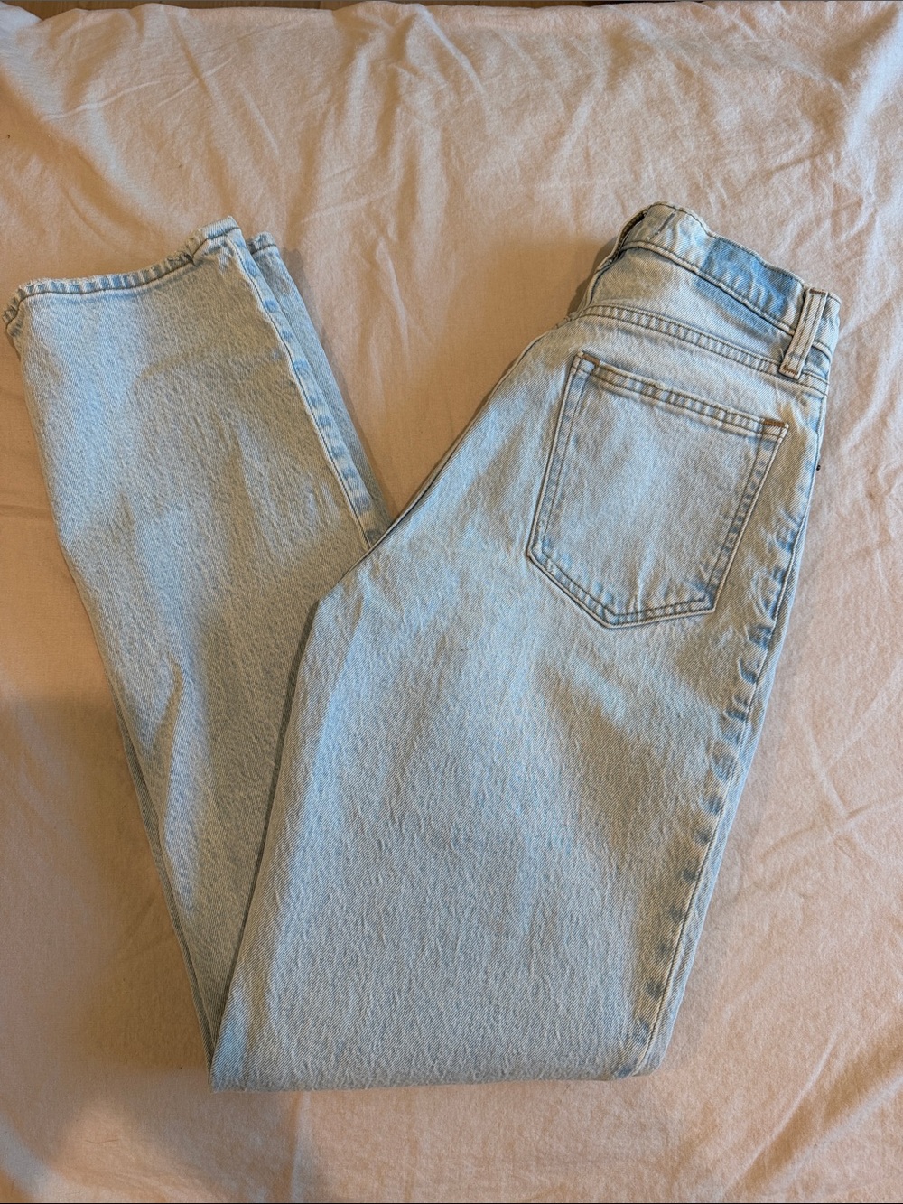 Abercrombie curve love 90’s ultra high rise straight jeans